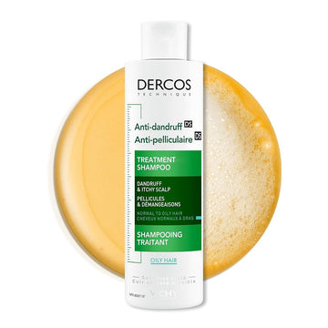 Vichy Dercos Anti-Dandruff and Anti-Itch Dermatological Shampoo for Dry Hair with Salicylic Acid, 200ml