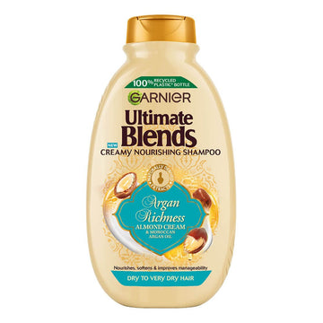 Garnier Ultimate Blends Argan Oil And Almond Cream Shampoo For Dry Hair 400ml