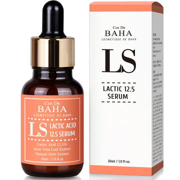 Cos De BAHA Lactic Acid 12.5% Face Peel Serum 30ml