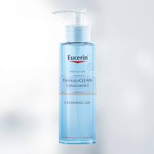 Eucerin DermatoCLEAN Face Cleansing Gel with Hyaluronic Acid, 200ml