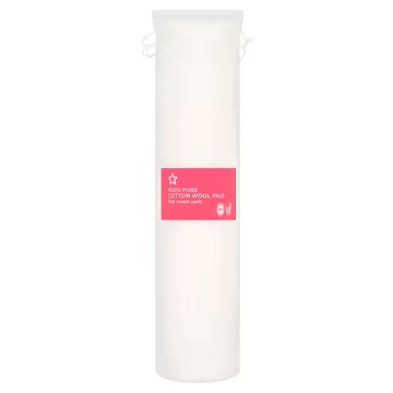 100% Pure Cotton Wool Pads - 100 Round Pads