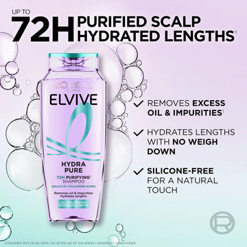 L’Oréal Paris Elvive Hydra Pure Shampoo 400ml