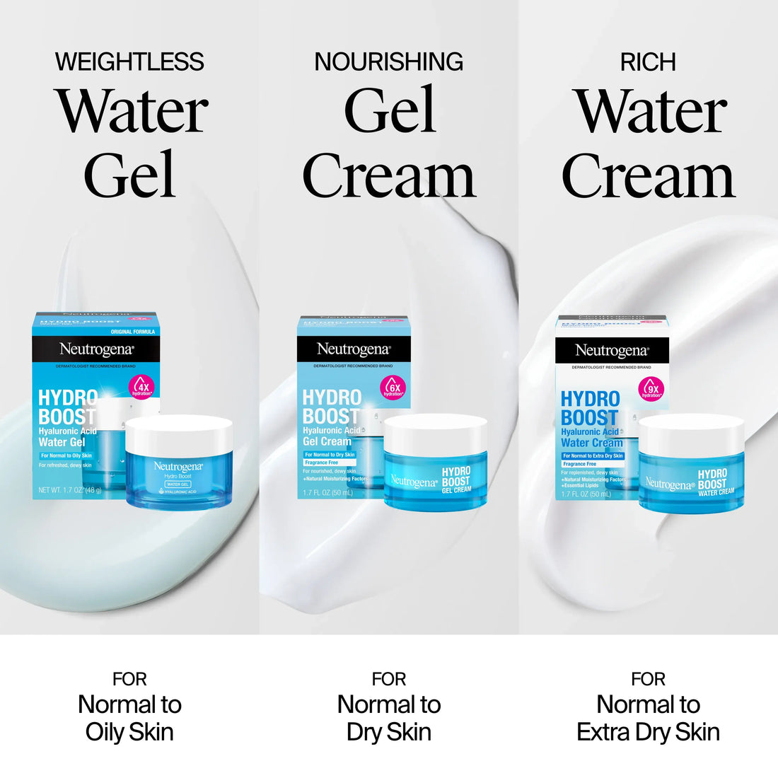 Neutrogena Hydro Boost Water Gel Moisturiser for Normal to Combination Skin 50 ml