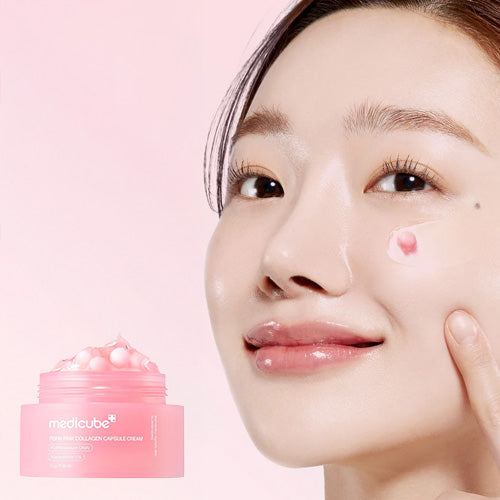 medicube PDRN pink collagen capsule cream
