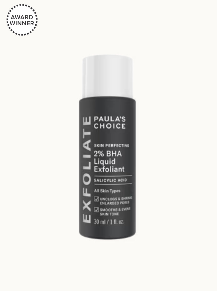 Paulas choice Travel Size 2% BHA Liquid Exfoliant 30ml