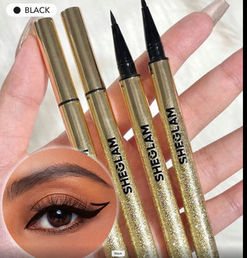 Sheglam line and define waterproof liquid eyeliner shade black