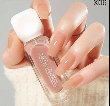 Peelable water based nail polish  beige