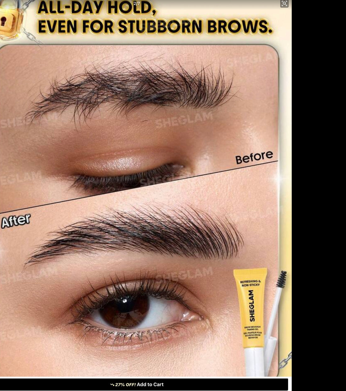 Sheglam brow behavior taming gel