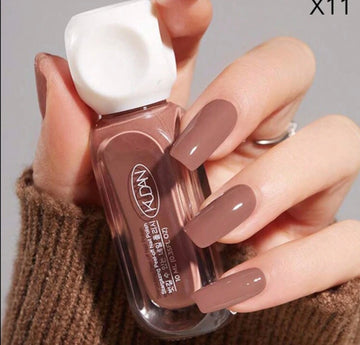 Peelable water based nail polish beige