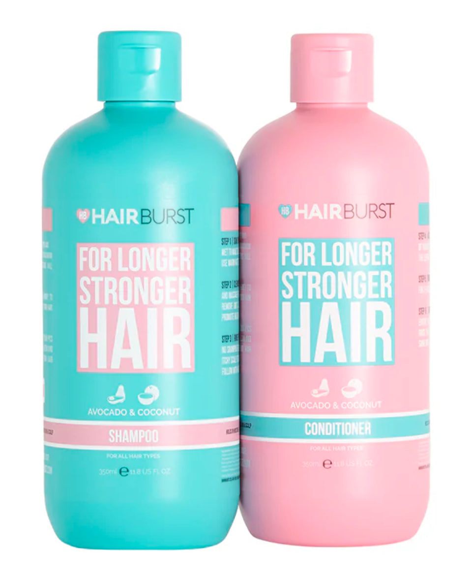 HairBurst For Longer Stronger Hair Set - Shampoo 350ml & Conditioner 350ml