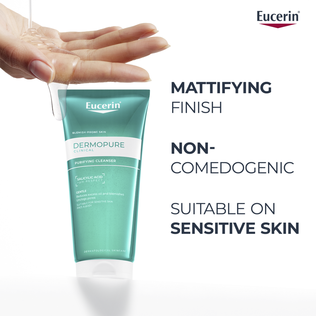 EUCERIN Dermopure Clinical Gentle Purifying Cleansing Gel 200ml