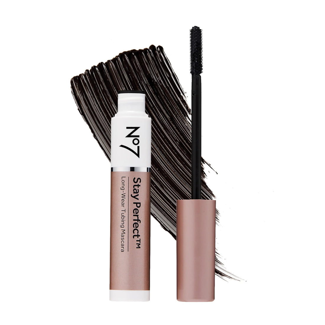No7 Stay Perfect Long-Wear Tubing Mascara in Black