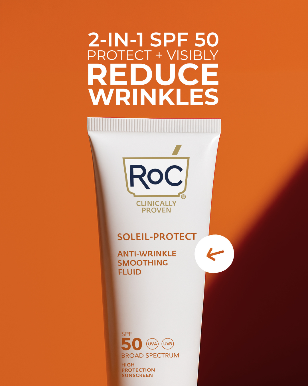 RoC Soleil-Protect Anti Wrinkle Smoothing Fluid SPF50 50ml
