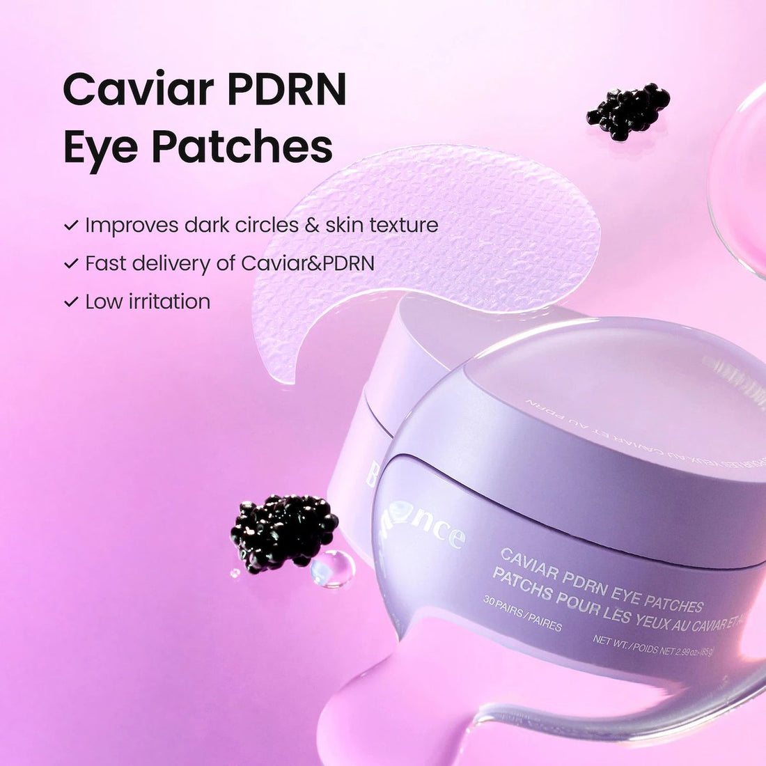 Biodance Caviar PDRN Eye Patches 30 Pairs 85g