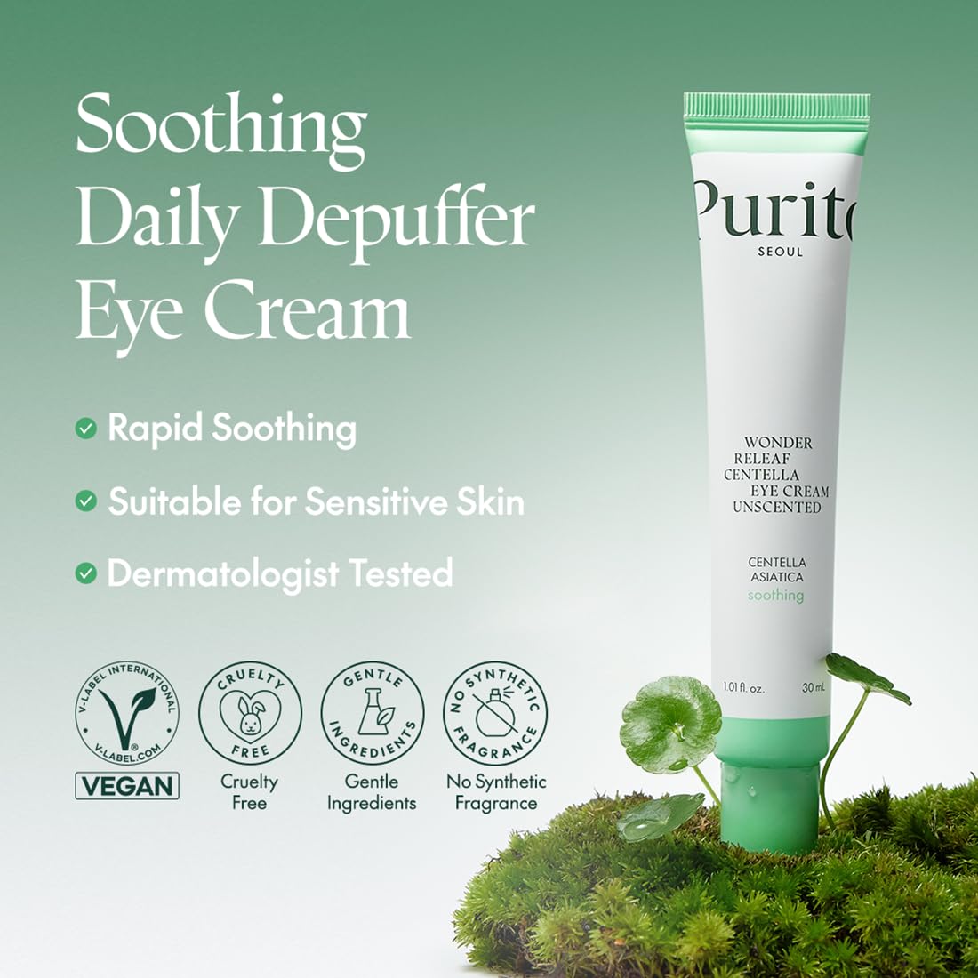 Purito Wonder Releaf Centella Eye Cream Unscented 30ml