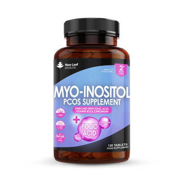 New Leaf Products Myo Inositol Capsules 120 Capsules