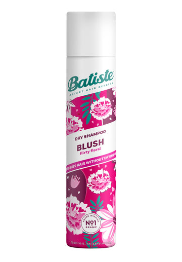 Batiste Dry Shampoo Blush, Flirty Floral Fragrance Dry Hair Shampoo, 200ml