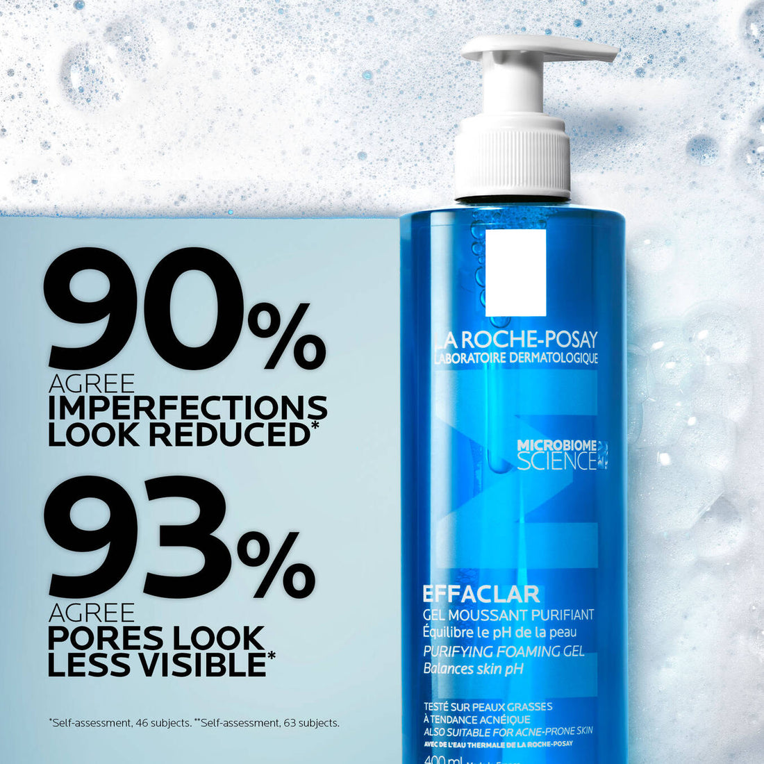 La roche possay EFFACLAR PURIFYING CLEANSING GEL 400 ml
