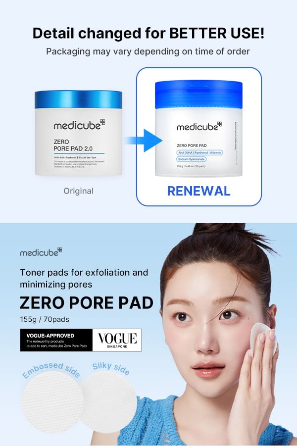Medicube zero pore pads