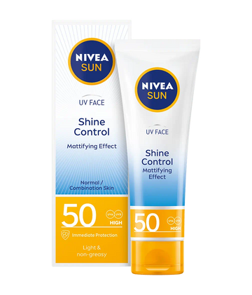 NIVEA SUN UV Face Sun Cream SPF 50 Shine Control 40 ml