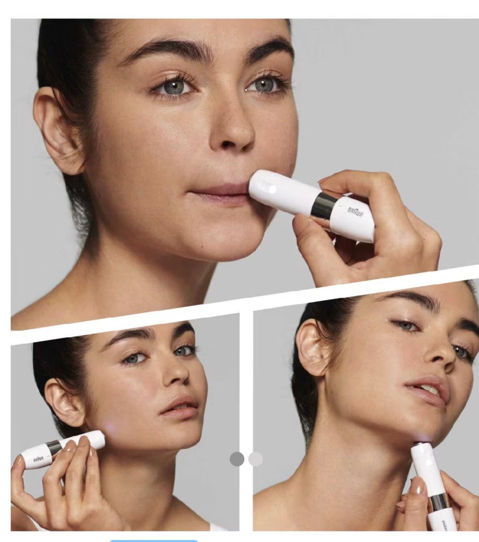 Braun Face Mini Hair Remover FS1000, Electric Facial Hair Trimmer for Women