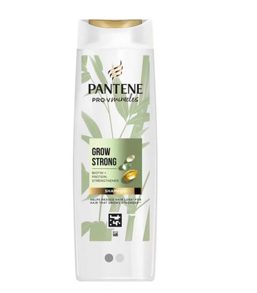 Pantene Grow Strong Shampoo With Bamboo And Biotin 400ml