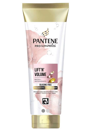 Pantene Miracles Lift & Volume Hair Silicone Free Conditioner with Biotin 275ml