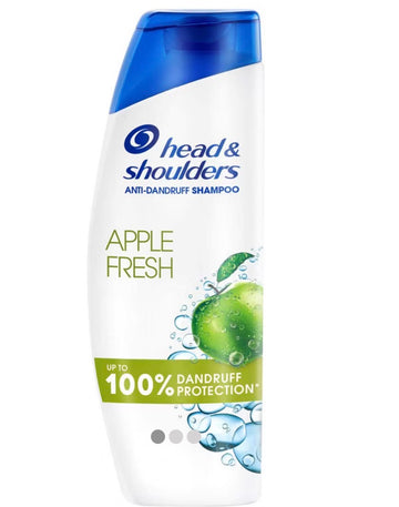 Head & Shoulders Apple Fresh Anti-Dandruff Shampoo, Up To 100% Dandruff Protection, 400ml