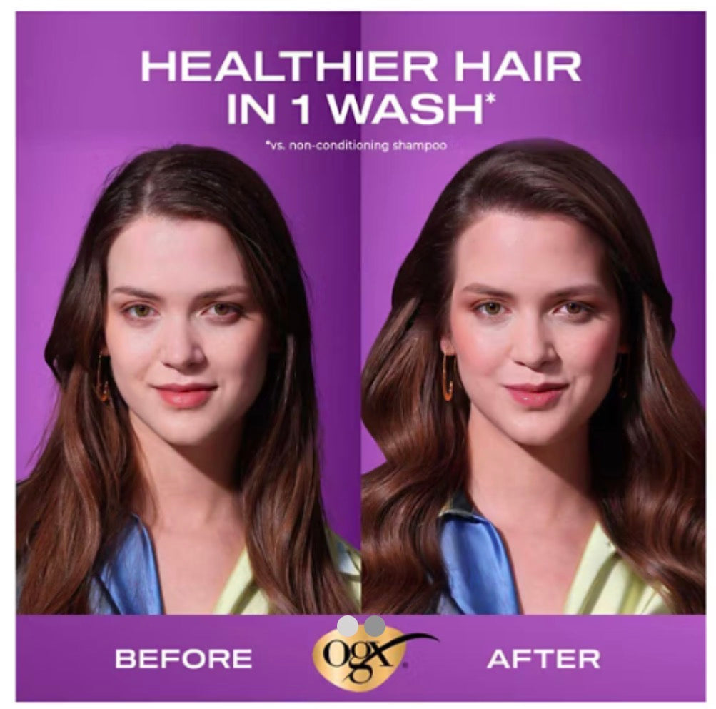 OGX Thick & Full+ Biotin & Collagen pH Balanced Shampoo 385ml