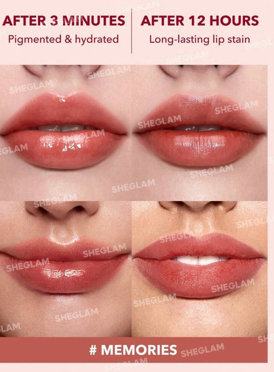 sheglam take a hint lip tint Memories