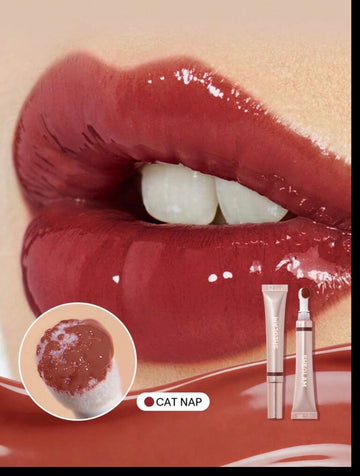 Sheglam pout pillow cushion lip gloss Cat nap