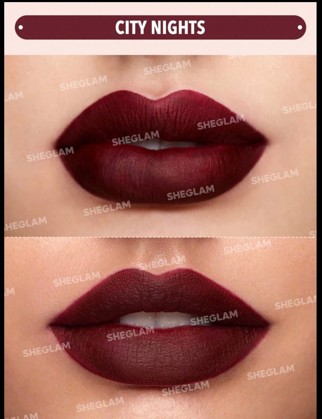 Sheglam allure liquid lipstick city lights