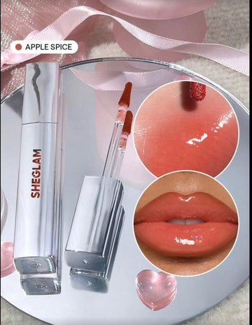 sheglam glaze daze lip gloss Apple spice