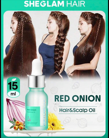 Sheglam red onion hair and scalp oil 15 ml
