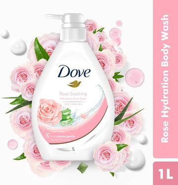 Dove Rose Soothing and Aloe Vera Body Wash 1000 ml
