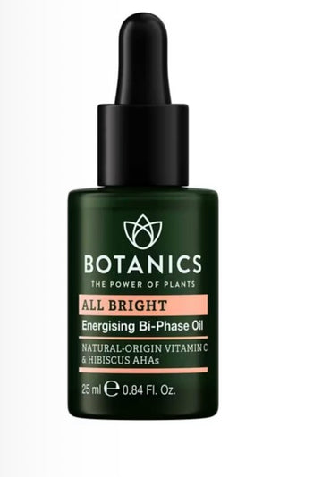 Botanics All Bright Energising Bi-Phase Face oil 25 mls