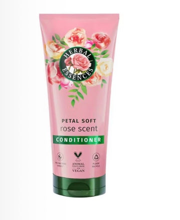 Herbal Essences Rose Scent Petal Soft Conditioner 250ml to Nourish Dry Hair, Sulfate Free