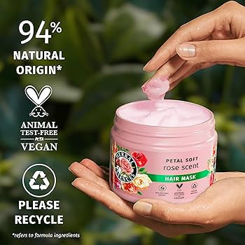 Herbal Essences Rose Scent Petal Soft Fair Mask 500ml to Intensely Nourish Bry Hair