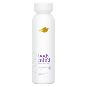 Dove Body + Mind French Lavendar & Oat Milk Serum Body Wash 350ml