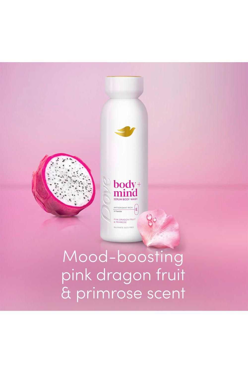 Dove Body + Mind Dragonfruit & Primrose Serum Body Wash 350ml