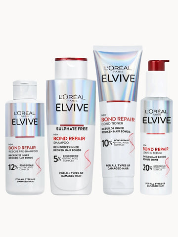 L’Oréal Paris Elvive Bond Repair Full Routine Bundle for Damaged Hair
