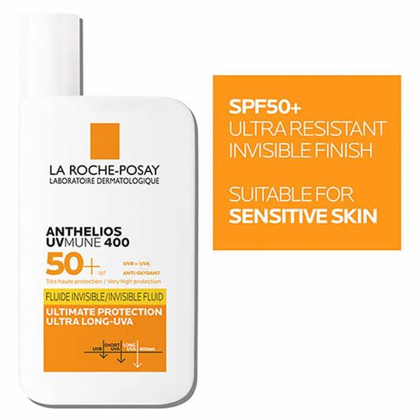 La Roche-Posay Anthelios UVMUNE 400 Ultra-Light Invisible Fluid SPF50+ 50ml