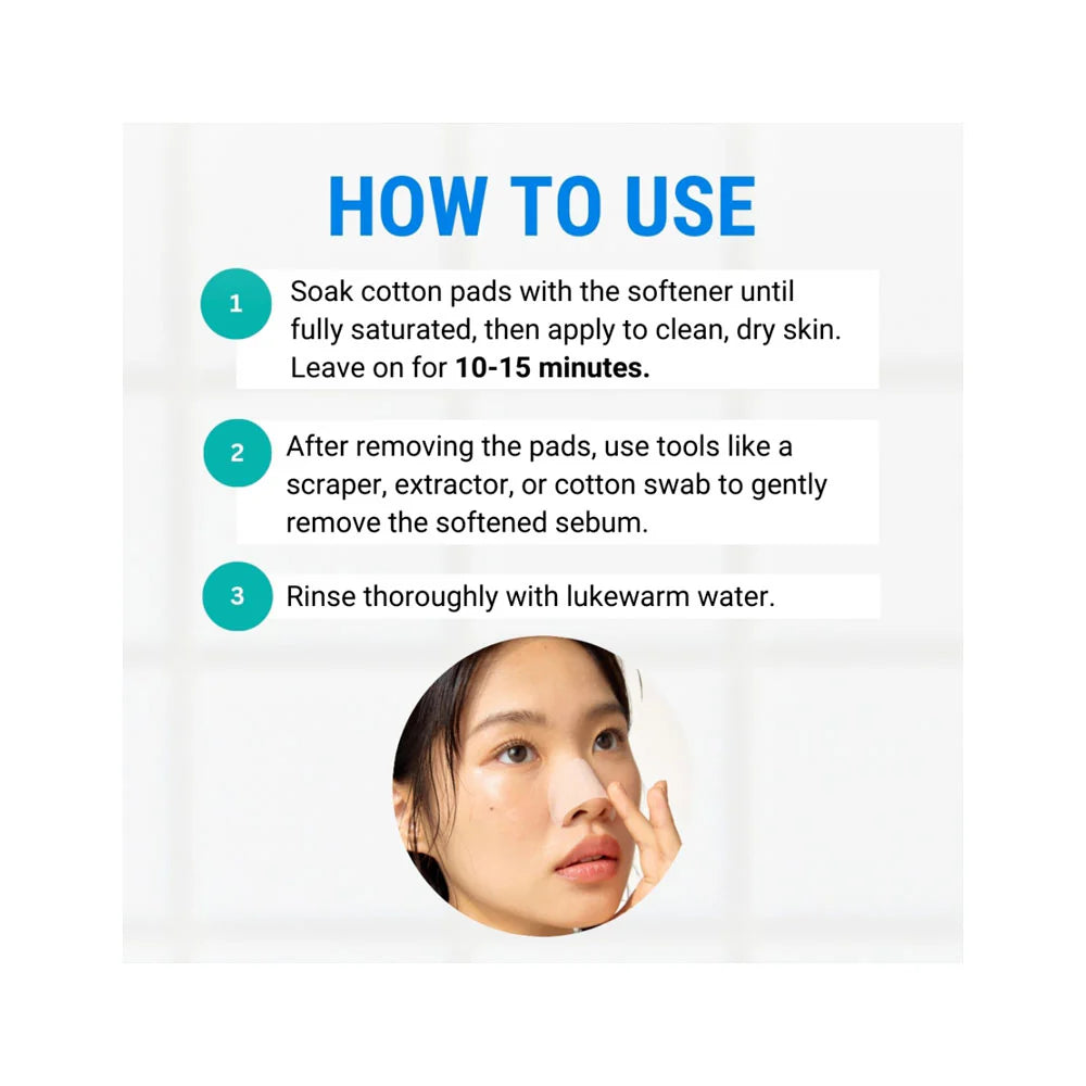 JUMISO - Blackhead Melting Softener & Cotton Pad Set
