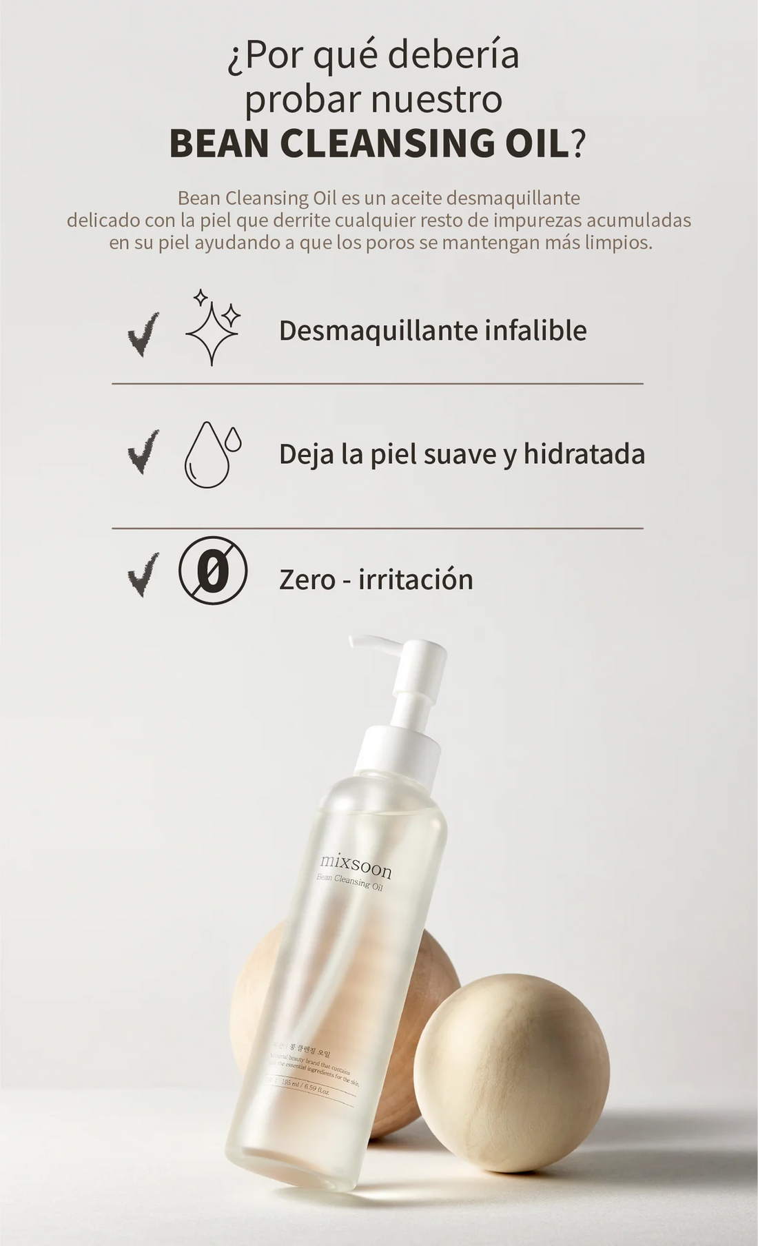 Mixsoon Bean Cleansing oil 195ml