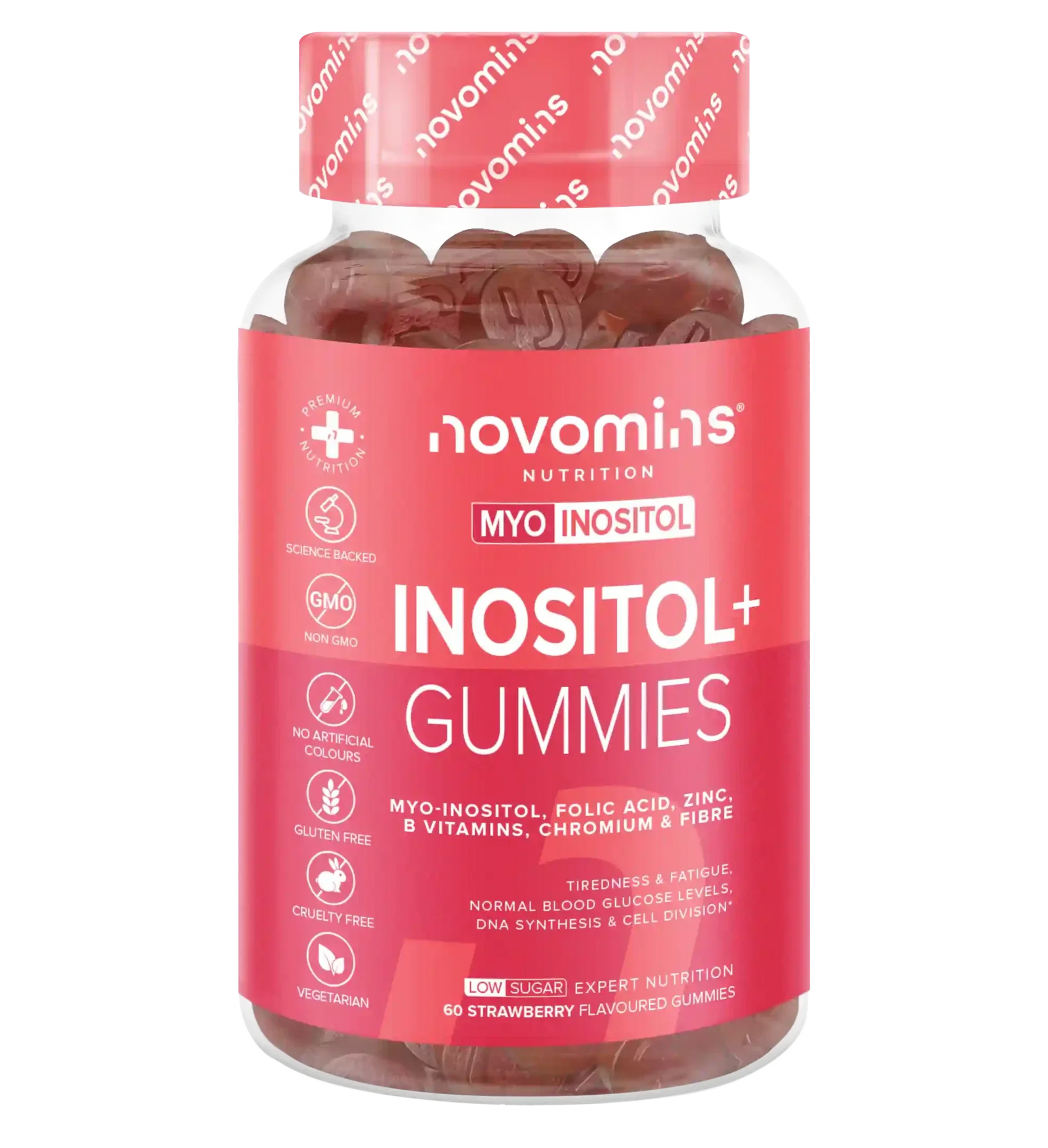 Novomins PCOS Inositol 60 Gummies