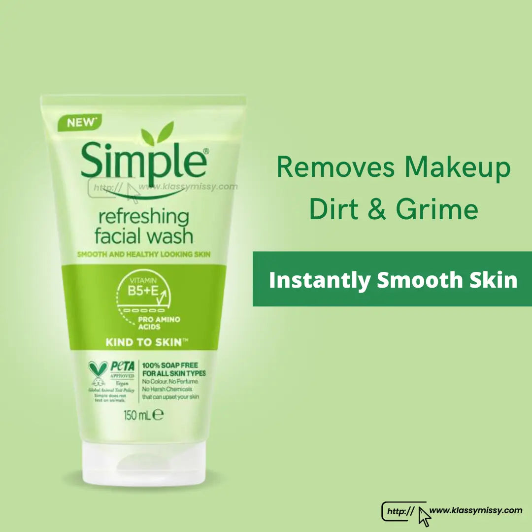 Simple Kind to Skin Refreshing Facial Wash Gel 150 ml