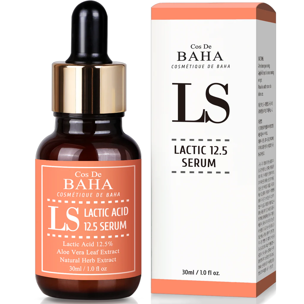 Cos De BAHA Lactic Acid 12.5% Face Peel Serum 30ml