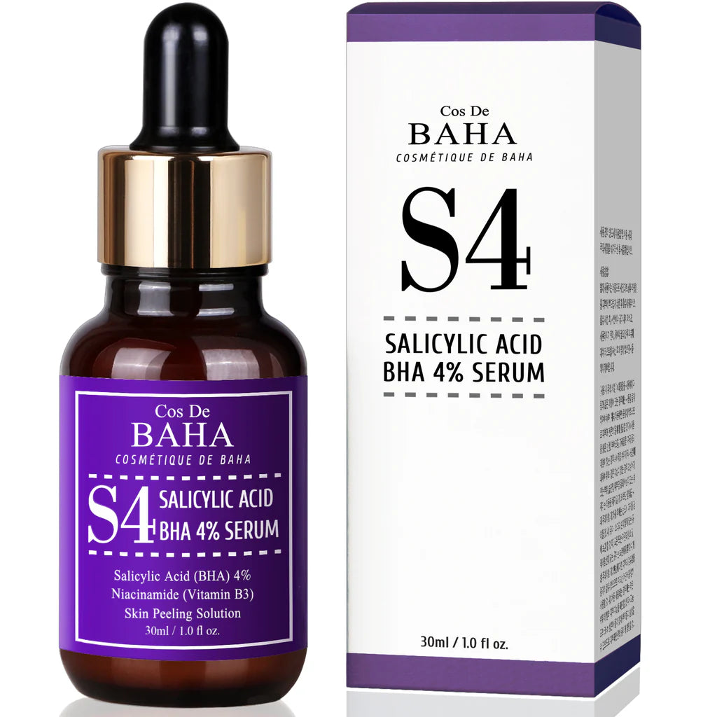 Cos De BAHA Salicylic Acid 4% Exfoliant Facial Serum with Niacinamide 30ml