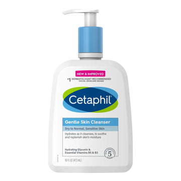 Cetaphil Gentle Skin Cleanser 473, Face Wash & Body Wash for Sensitive Skin